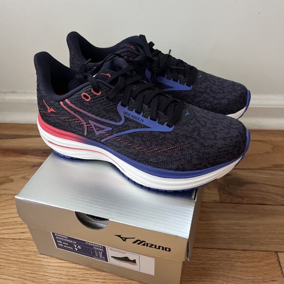 Mizuno Women's WAVE RIDER 29 Running Shoe Odyssey Grey- Size 9 J1GD250321 - Picture 4 of 8